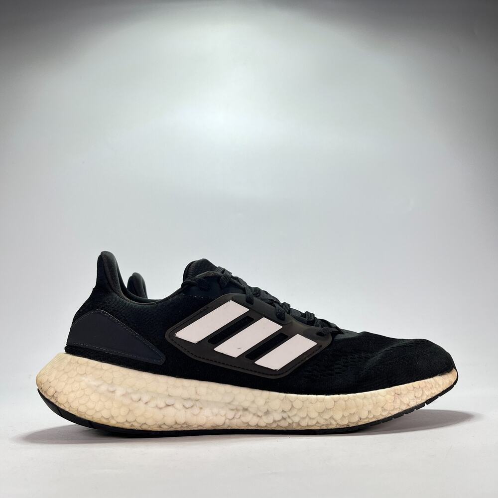 adidas Pureboost 22 Core Black White Athletic Running Shoes GZ5174 Mens Size 12